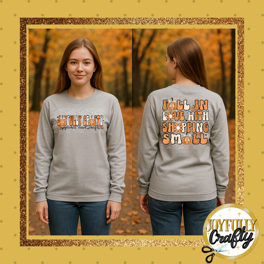 Joyfully Crafty Fall In Love Adult Long Sleeve