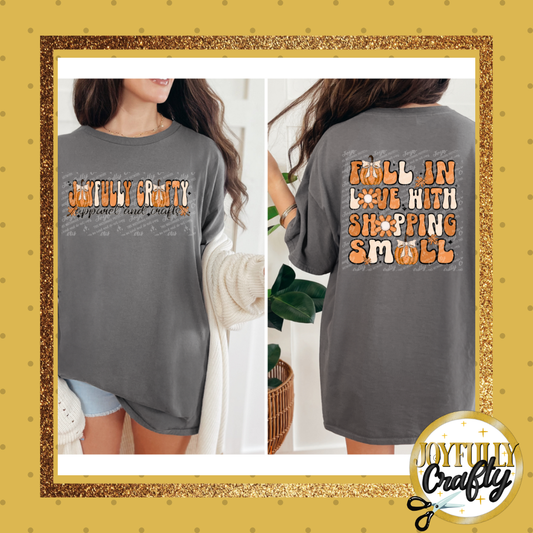 Joyfully Crafty Fall In Love Adult T Shirt