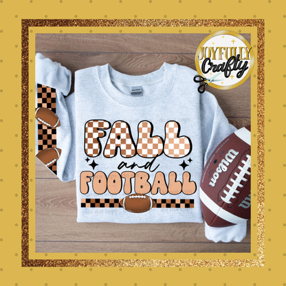 Fall and Football Double Sleeves Adult Long Sleeve