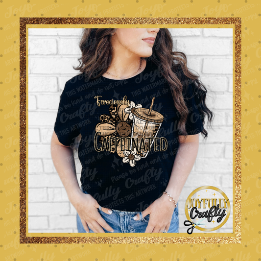 Ferociously Caffeinated Adult Shirt