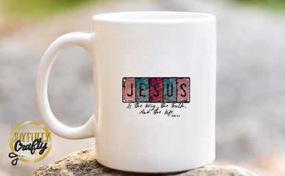 Jesus Is The Way English Ceramic Mug