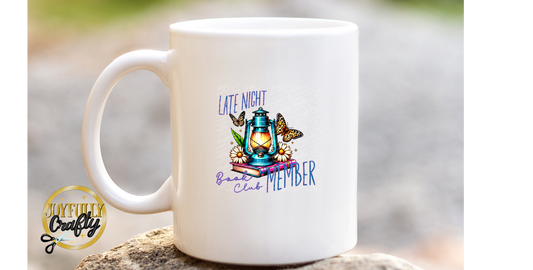 Late Night Book Club Member Ceramic Mug