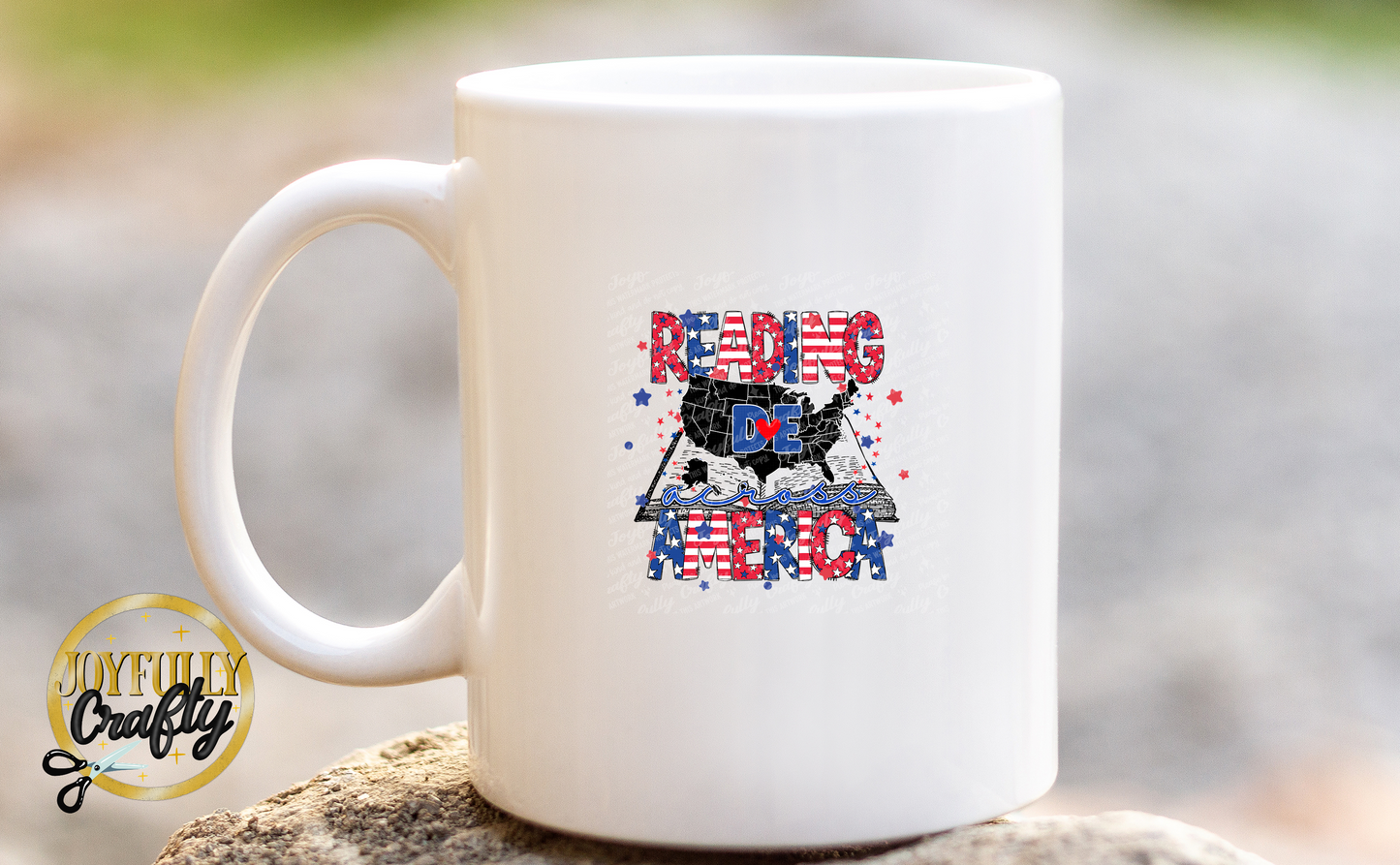 Reading Across America States Ceramic Mug