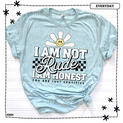 I Am Not Rude I Am Honest Youth T Shirt