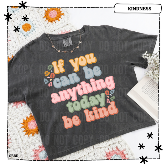 If you can be anything today be kind Adult T Shirt