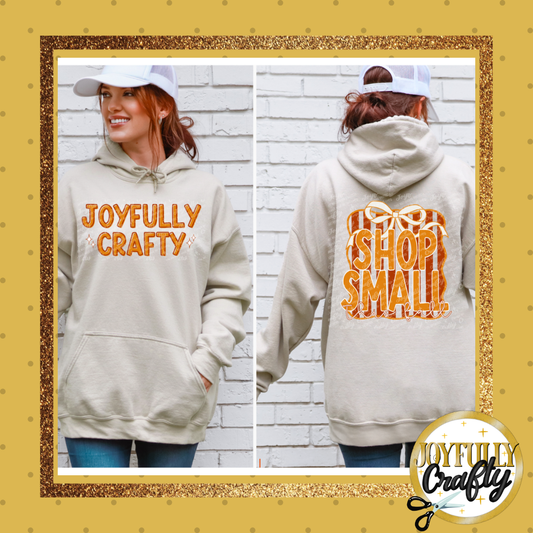 Joyfully Crafty Fall Bow Adult Hoodie