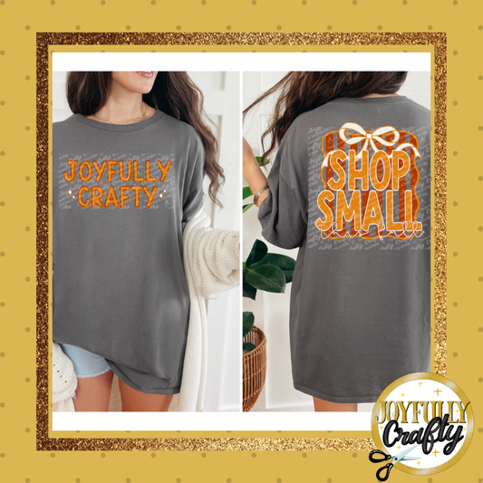 Joyfully Crafty Fall Bow Adult T Shirt