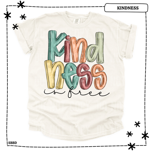 Kindness is Free Adult T Shirt