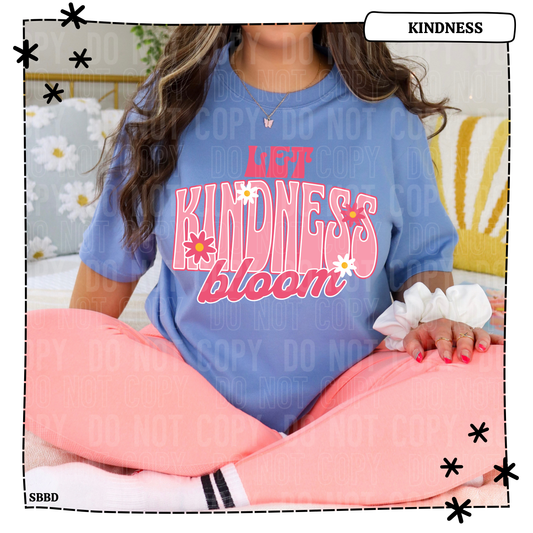 Let Kindness Bloom Adult T Shirt