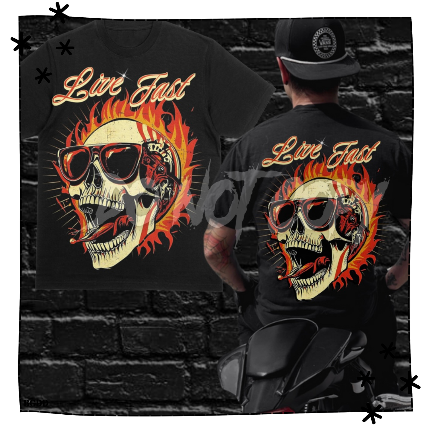 Live Fast Adult Shirt