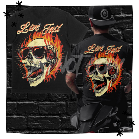 Live Fast Adult Shirt