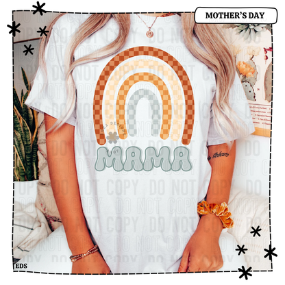 Mama Rainbow Adult Shirt