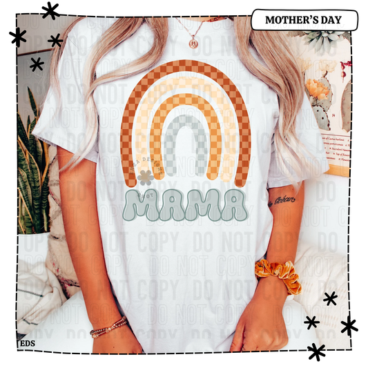 Mama Rainbow Adult Shirt
