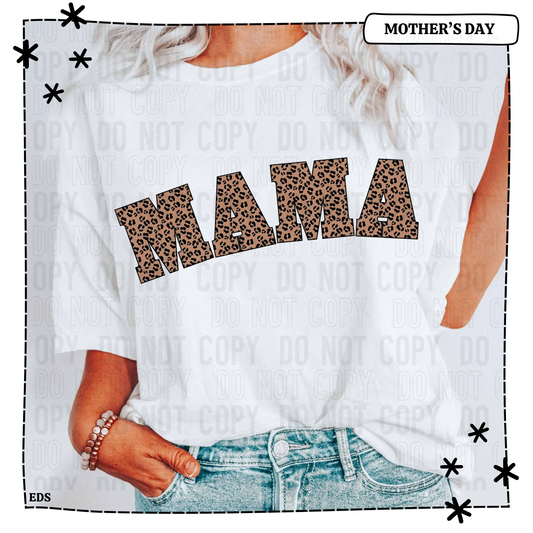 Mama Leopard Adult Shirt