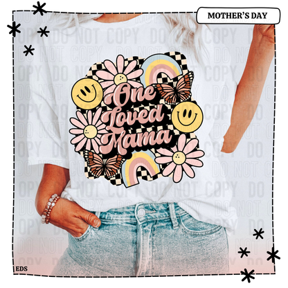 One Loved Mama Adult Shirt