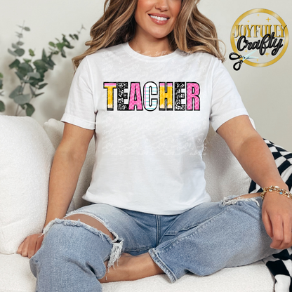 Pencil Notebook Teacher Adult Shirt