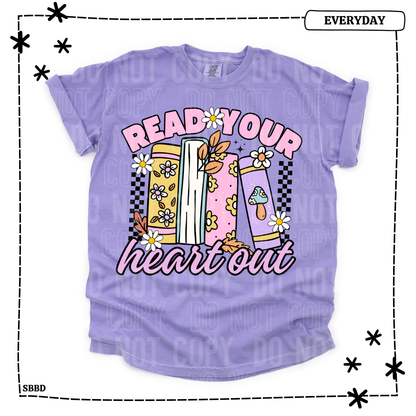 Read Your Heart Out Adult T Shirt