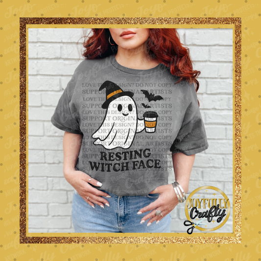 Resting Witch Face Adult Shirt