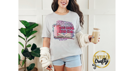 Anti Social Book Club Adult T Shirt