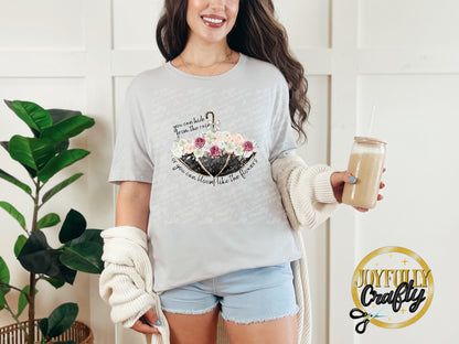 Bloom With Flowers Adult T Shirt