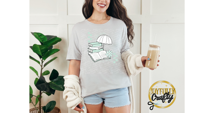 Good Books and Rainy Days Adult T Shirt