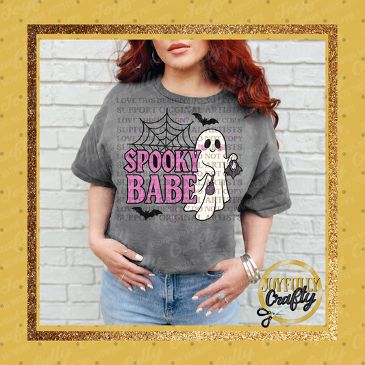 Spooky Babe Adult Shirt