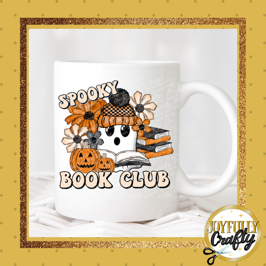 Spooky Book Club Ghostie Ceramic Mug