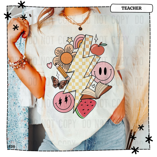 Spring Teacher Adult Shirt