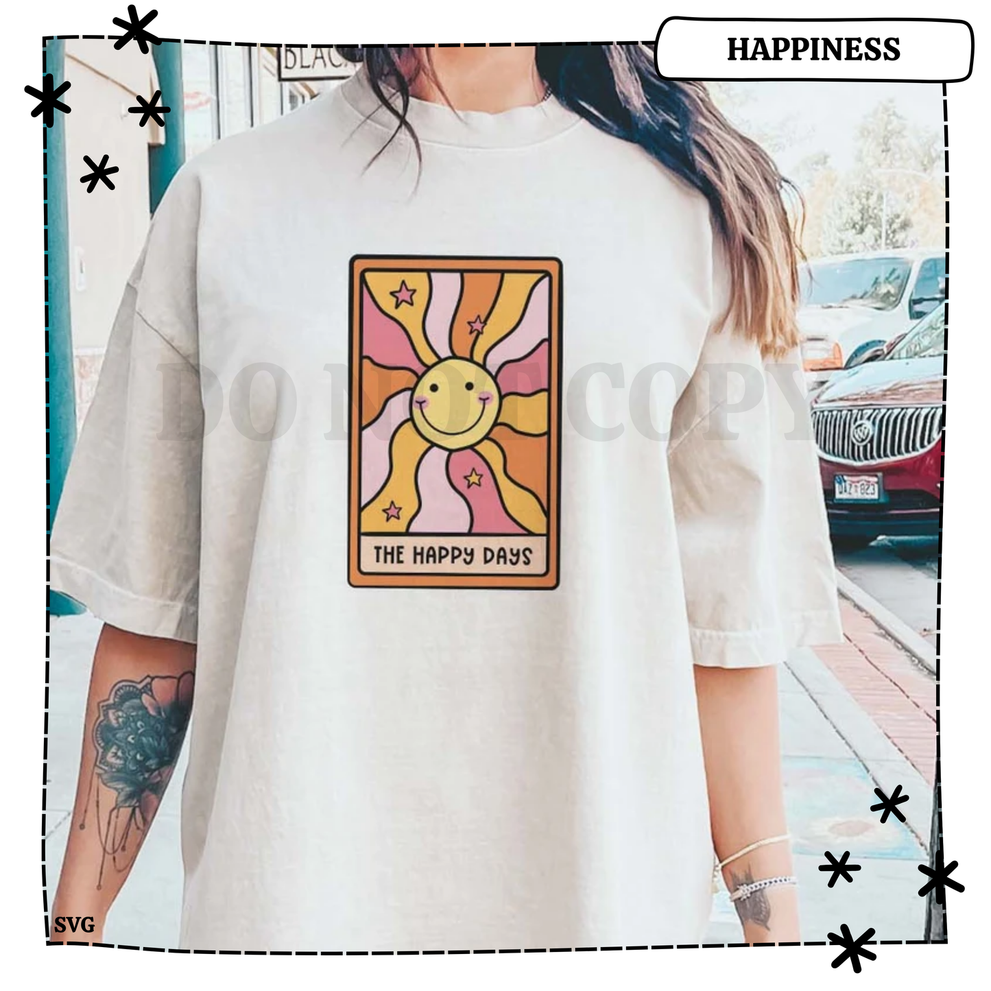 The Happy Days Tarot Card Adult T Shirt