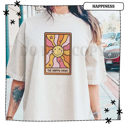 The Happy Days Tarot Card Adult T Shirt
