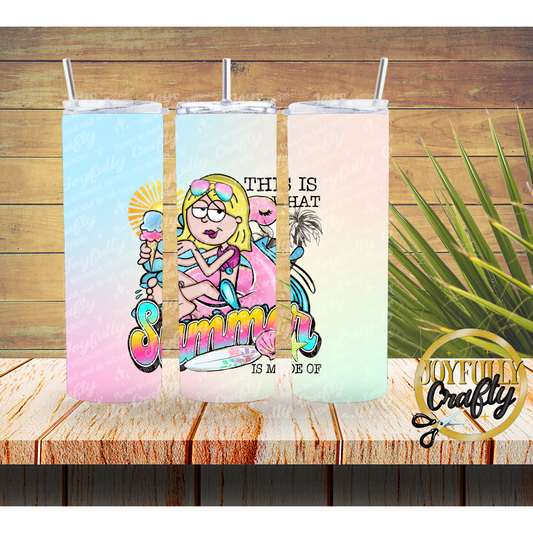 L*zzy Summer 20 Ounce Tumbler