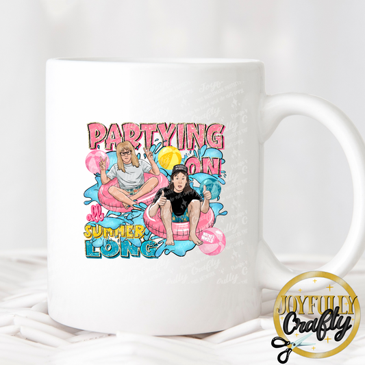 Party Time Summer Ceramic Mug