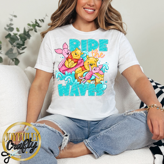 Ride Waves P**h Adult Shirt