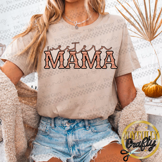 Western Mama Adult Shirt
