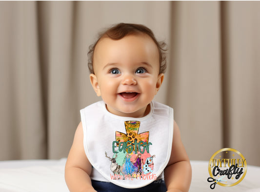 Easter is Better With Friends F*ozen Baby Bib
