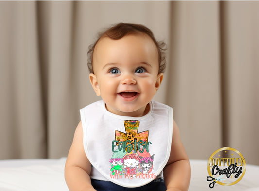 Easter is Better With Friends H*llo K*tty Baby Bib