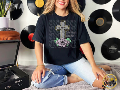 He Makes All Things New English Adult T Shirt