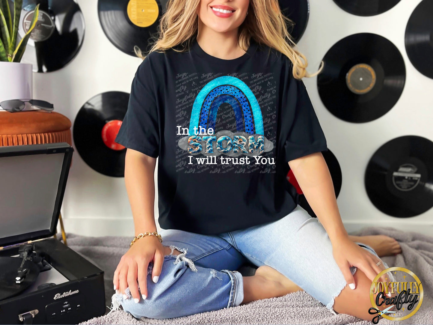 In The Storms I Will Trust You English Adult T Shirt