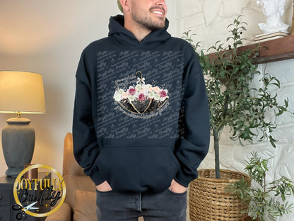 Bloom With Flowers Adult Hoodie