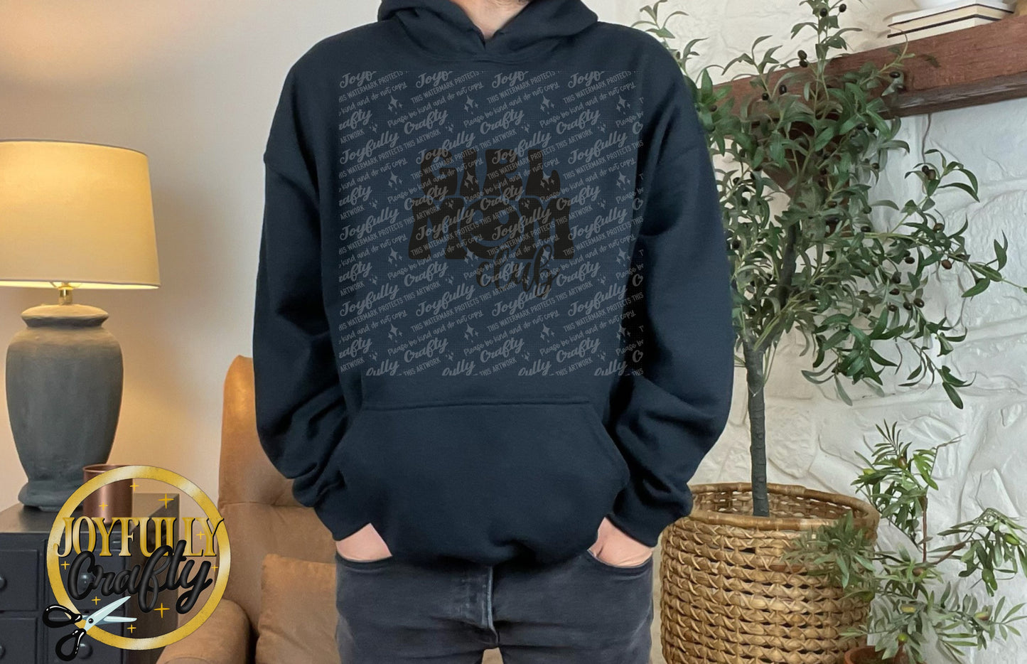 Girl Mom Club Retro Adult Hoodie