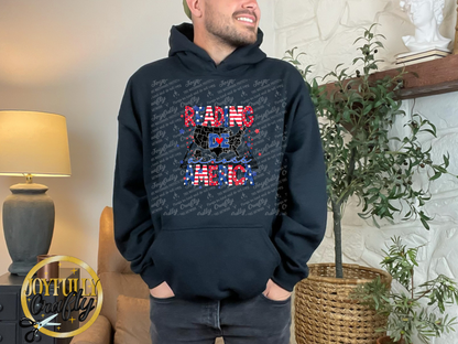Reading Across America States Adult Hoodie