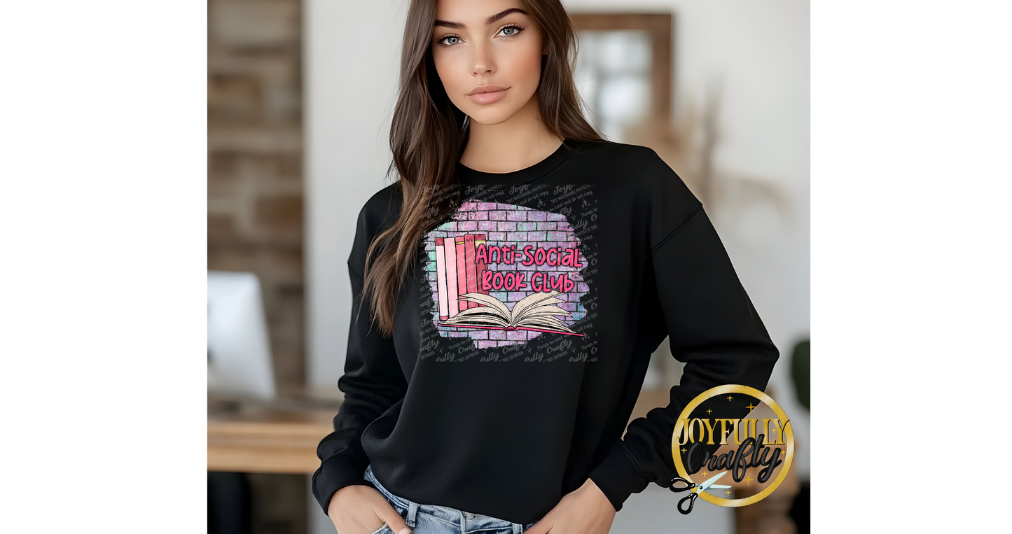 Anti Social Book Club Adult Long Sleeve