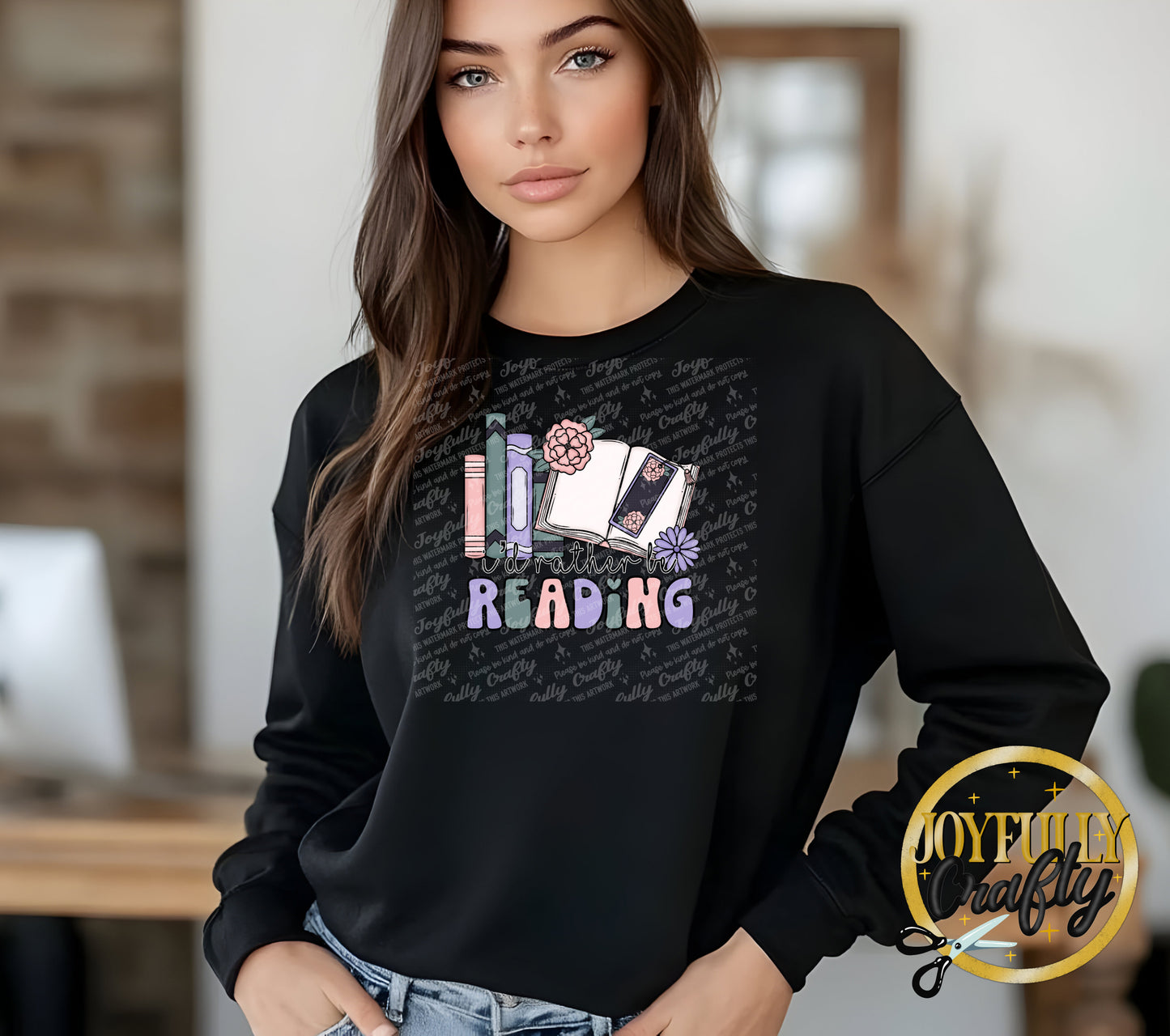 I'd Rather Be Reading Adult Long Sleeve