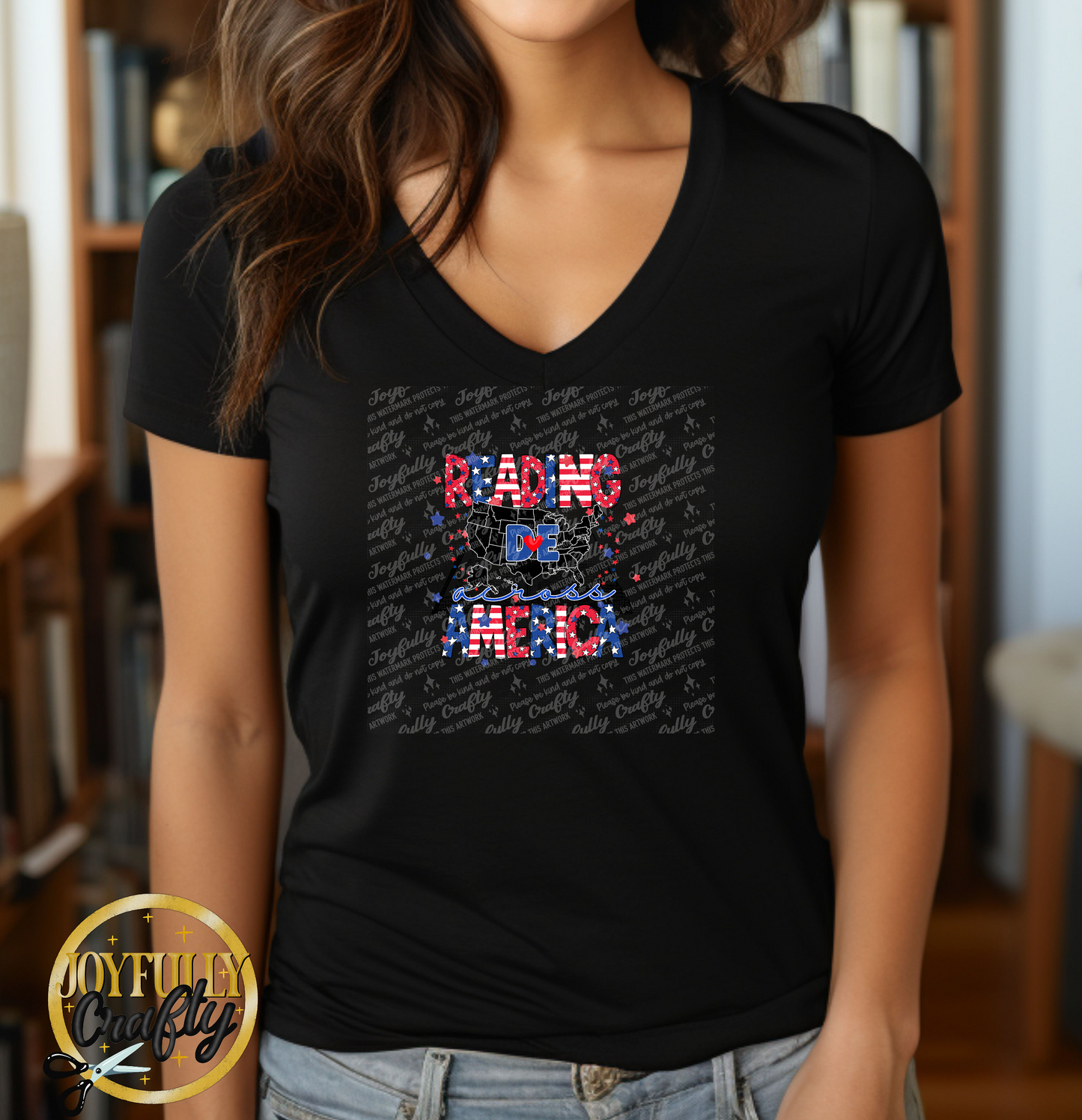 Reading Across America States Adult T Shirt