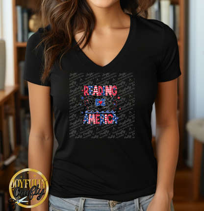Reading Across America States Adult T Shirt