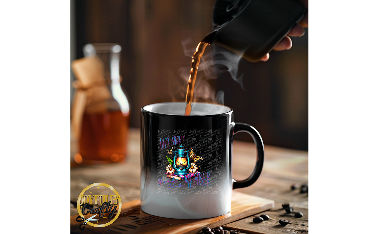 Late Night Book Club Member Ceramic Mug