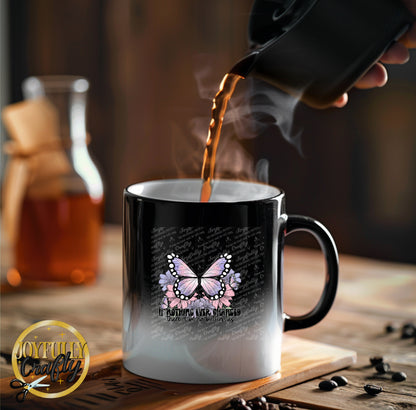 No Butterflies Ceramic Mug