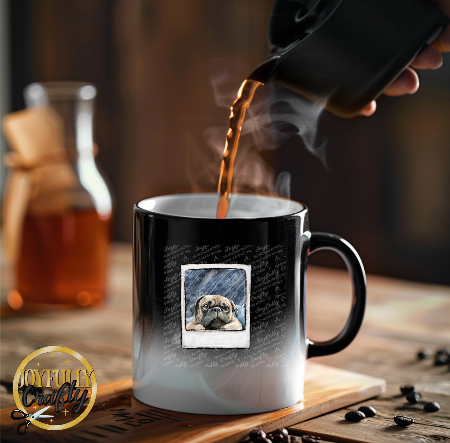 Pug Pocket Ceramic Mug
