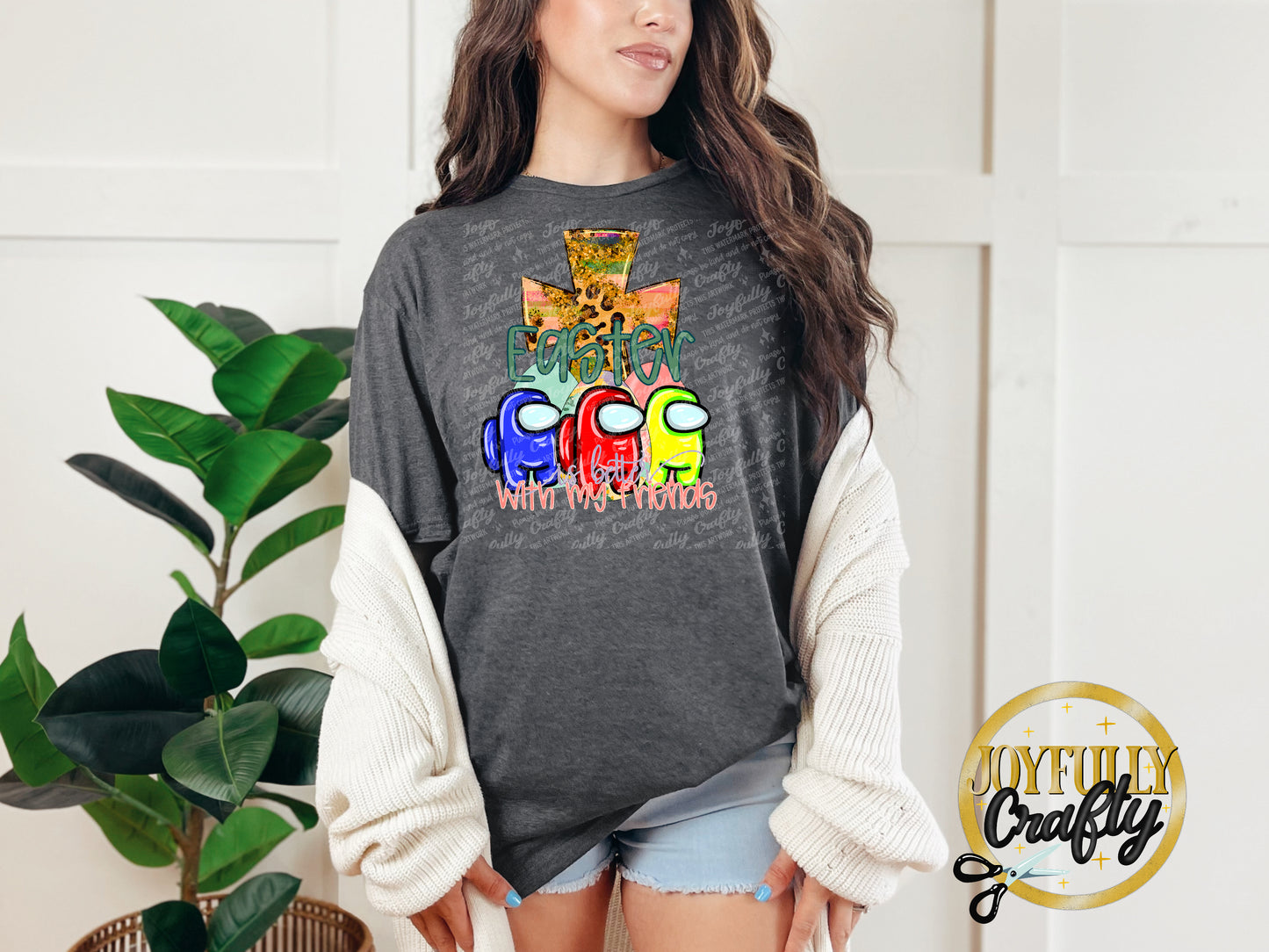 Easter is Better With Friends A*mong Us Adult T Shirt