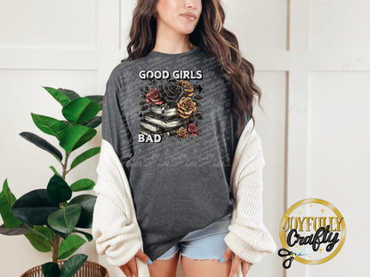 Good Girls Read Bad Books Adult T Shirt